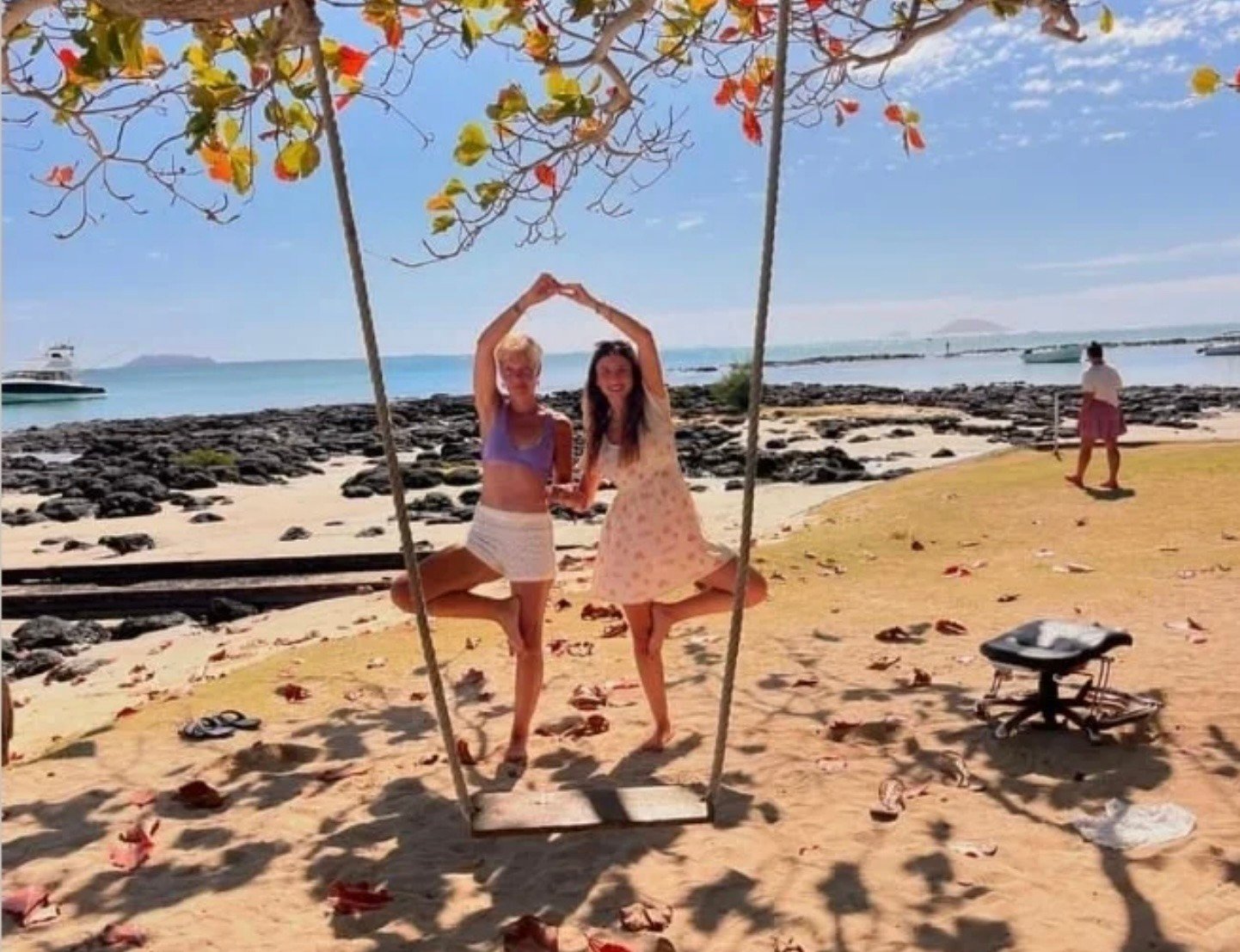 Beach Yoga - Tree Pose